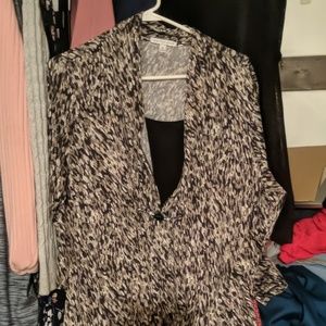 Layered top long sleeve